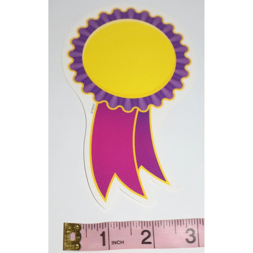 Vintage Carson Dellosa Novel Notes & Trend Award Ribbon Cutouts Teacher Lot